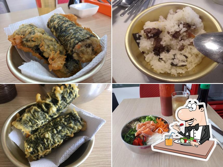 Platos en KIM comida coreana