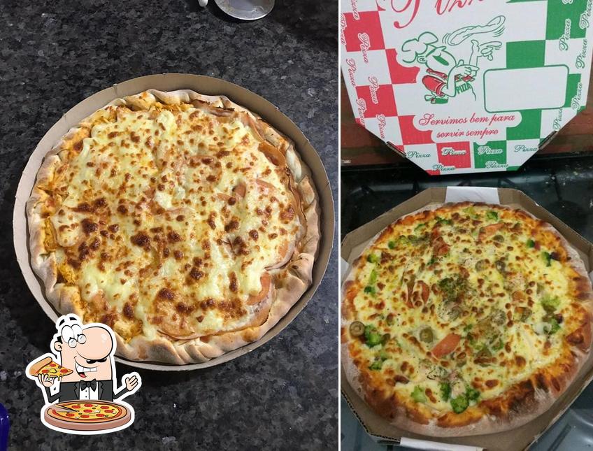 No Pizzaria Bonna Massa, você pode pedir pizza