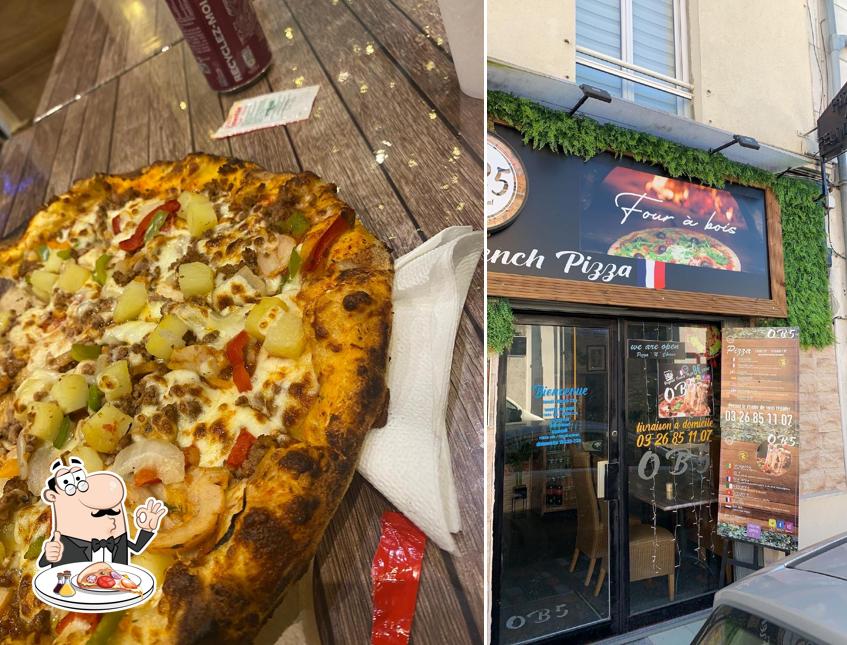 A Pizza OB5 Feu De Bois, vous pouvez profiter des pizzas