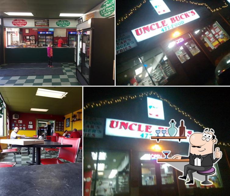 L'intérieur de Uncle Bucks Pizzeria