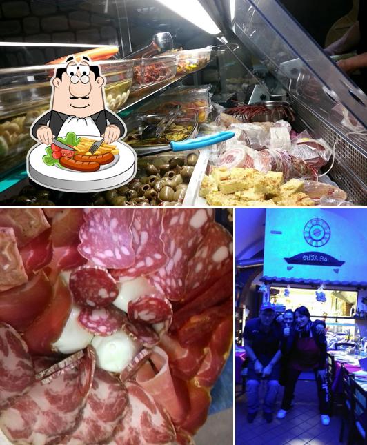 Questa è la foto che mostra la cibo e interni di Fraschetta "Pappa Pig"