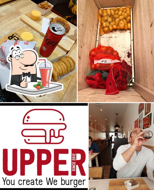Enjoy a beverage at Upper Burger