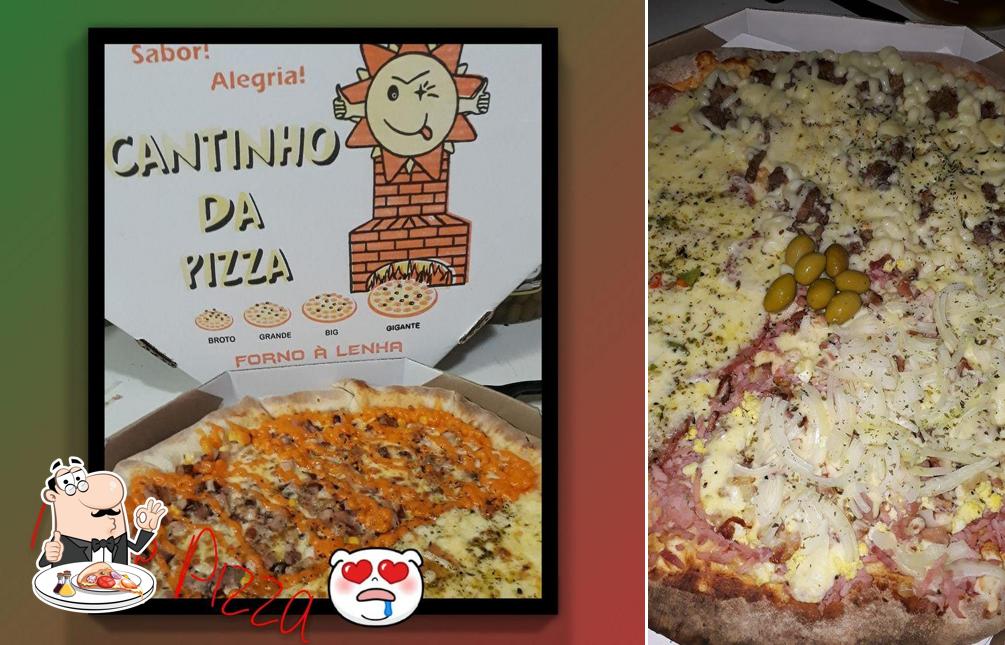 Experimente pizza no Cantinho Da Pizza