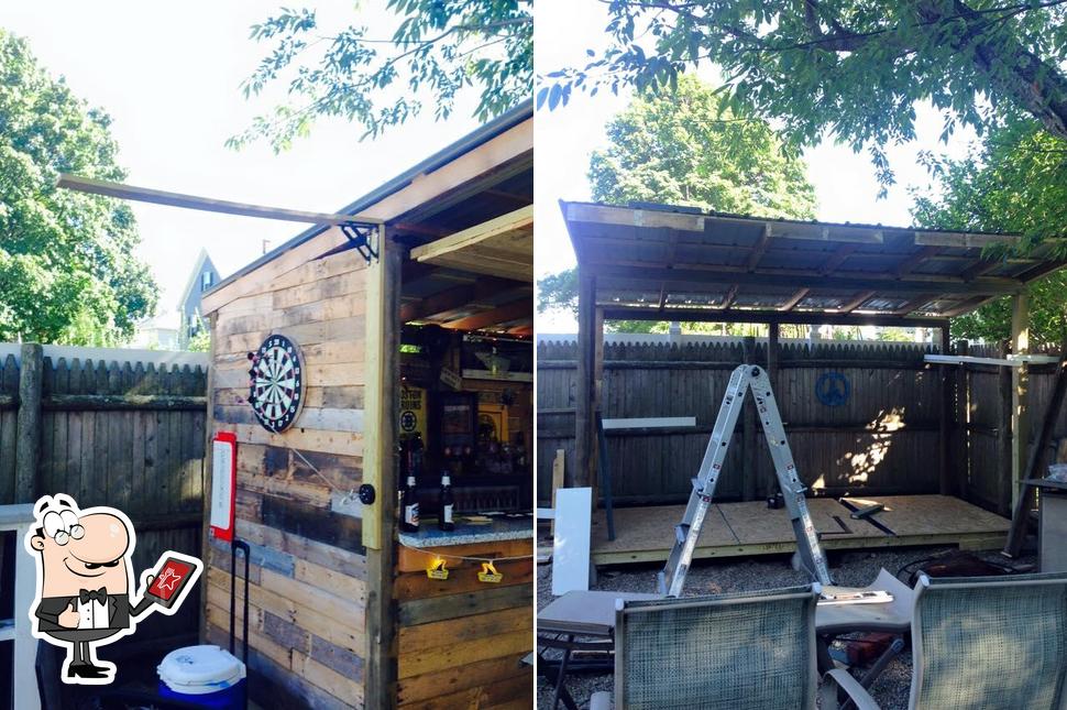 Check out how The Penalty Box Pub Shed and Grill looks outside