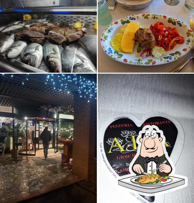 Ristorante Pizzeria Ada serve un menu per gli amanti del pesce