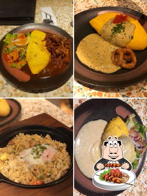 Food at House of Omurice