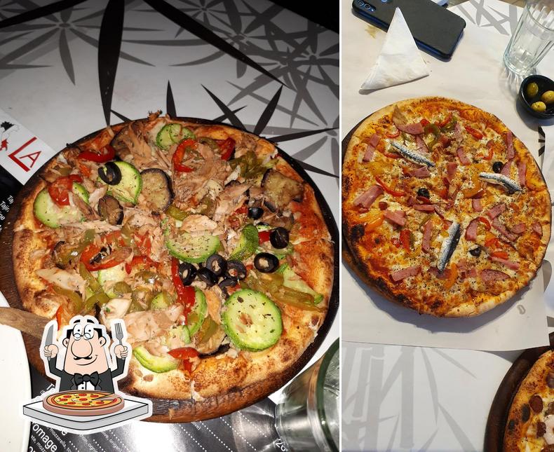 Choisissez des pizzas à La Piccola Italia