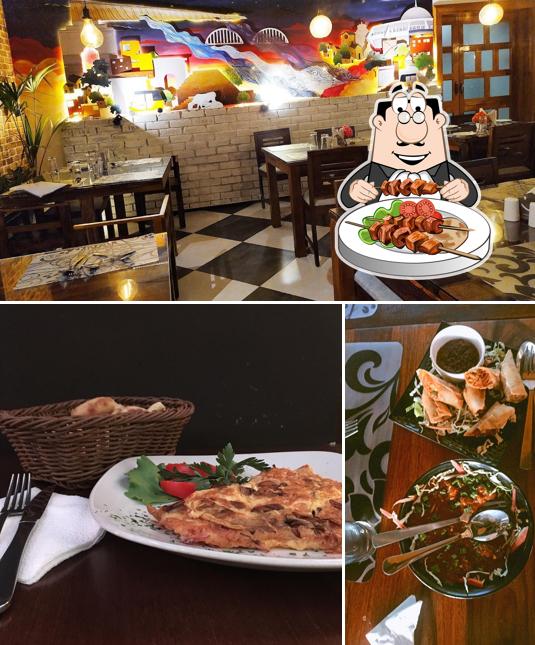 Take a look at the image showing food and interior at Appetite Resto Cafe