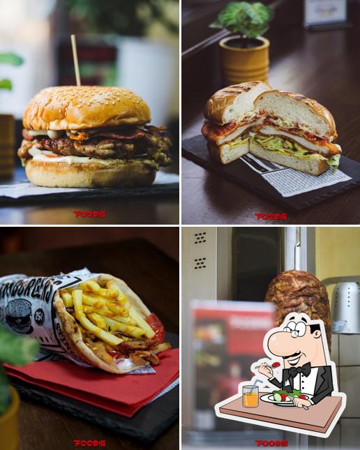 Sandwich de porc effiloché à Fast Food Foodie