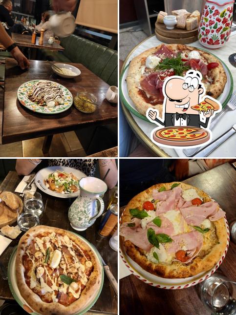 Choisissez des pizzas à Oh Mamma Mia