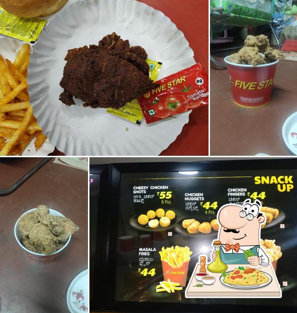 Food at Five Star Chicken
