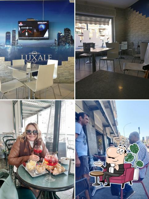 Gli interni di Luxale Bar