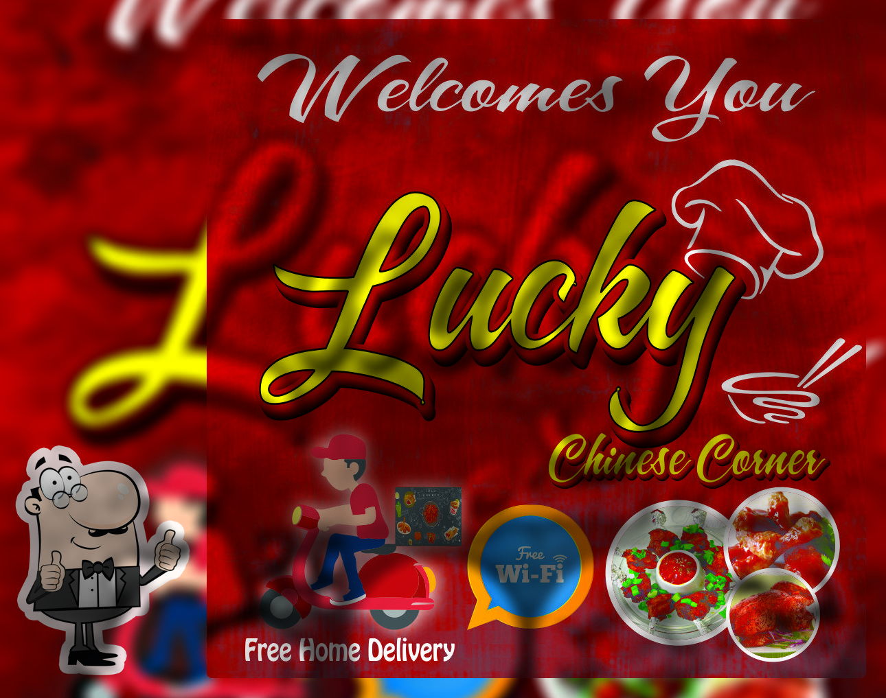 Lucky Chinese corner