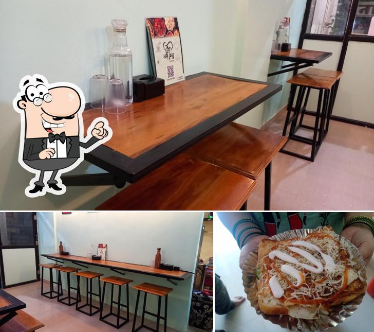 The picture of TATHASTU Restaurant’s interior and burger
