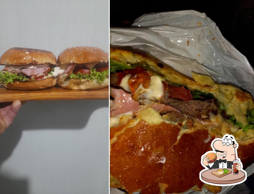 Hambúrguer em Bigg Lanche do Gordinho