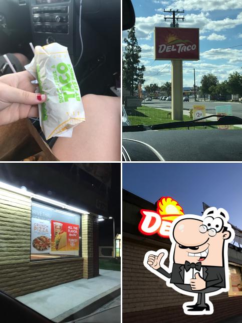 See this pic of Del Taco