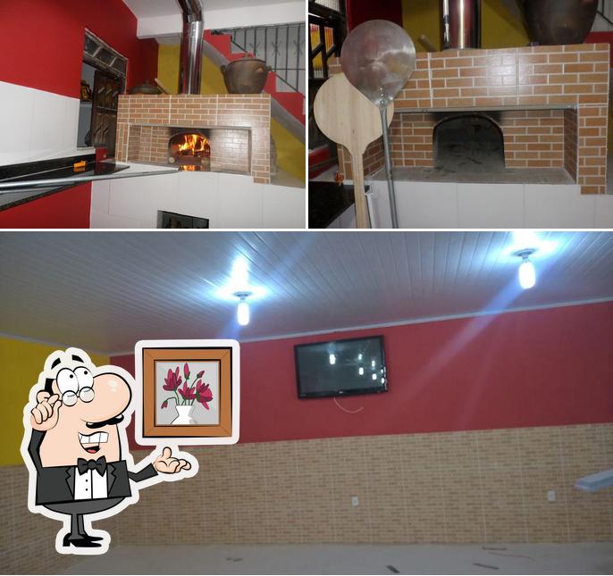 O interior do Pizzaria Forno De Villas