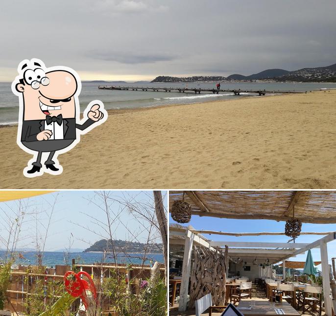 Check out how Le Filao Plage looks outside