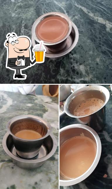 Enjoy a drink at Geetha Bhavan