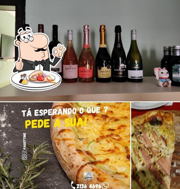 Escolha pizza no PAGOTTINE PIZZARIA