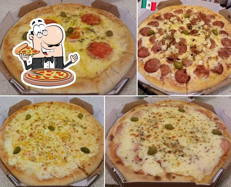 Escolha pizza no Pizzaria Lá Favoritta- Iperó