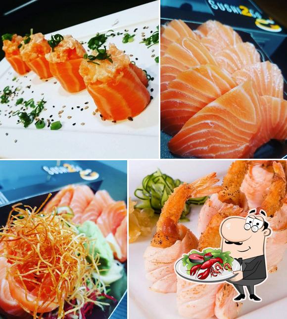 Os clientes do Sushi2Go Delivery podem provar diferentes pratos de frutos do mar