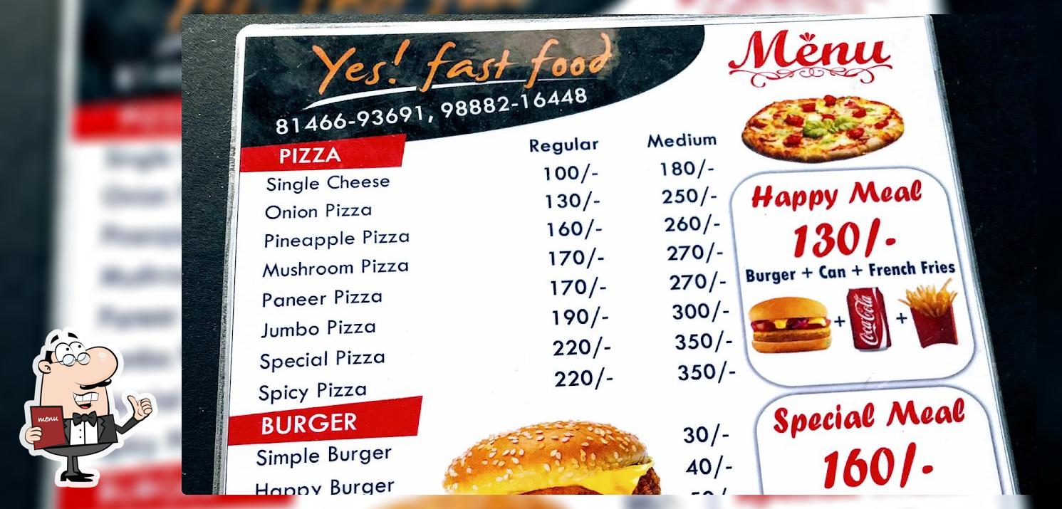 Yes! Fast food