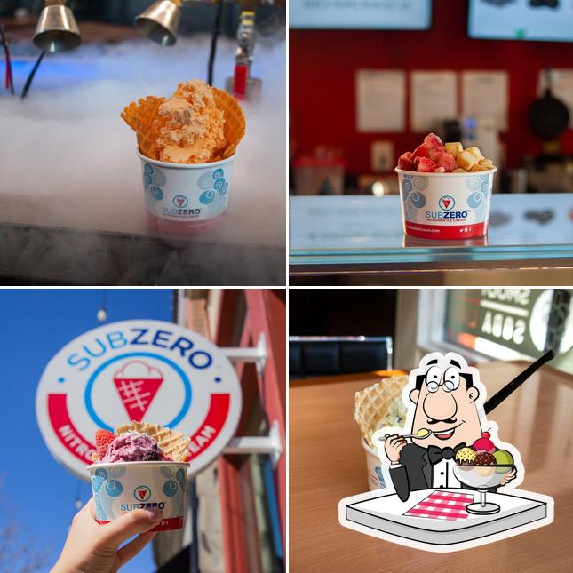 Sub Zero Nitrogen Ice Cream in Waco Restaurant menu and reviews