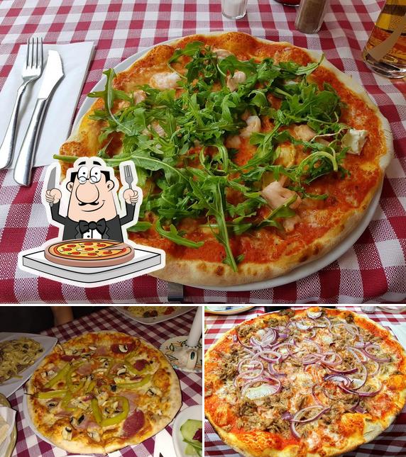 Commandez des pizzas à Trattoria Perla Jonica