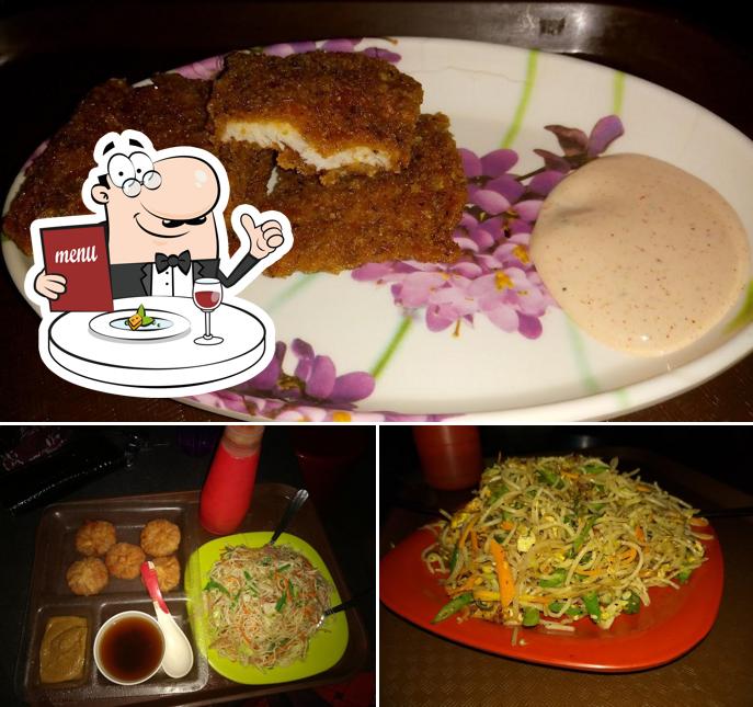 Food at Wow Wow Café