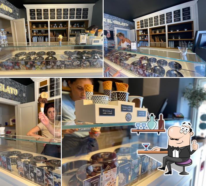 Dai un'occhiata agli interni di aROMA gelato experience Boutique Hvar