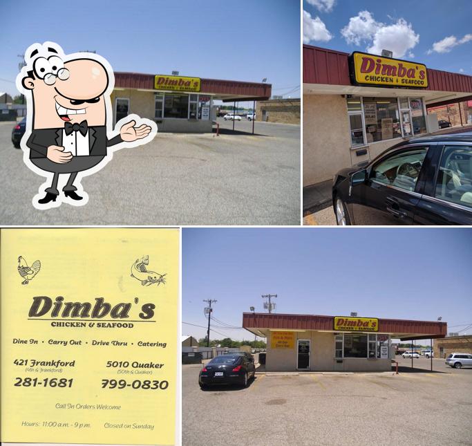 Restaurante Dimba's Chicken & Seafood, Lubbock, Quaker Ave Carta del