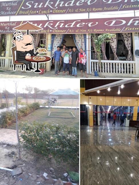 Enjoy the view at the outside area of Hotel Sky Inn Sukhdev Dhaba