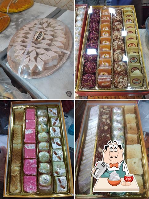 Guruji sweets serves a number of desserts