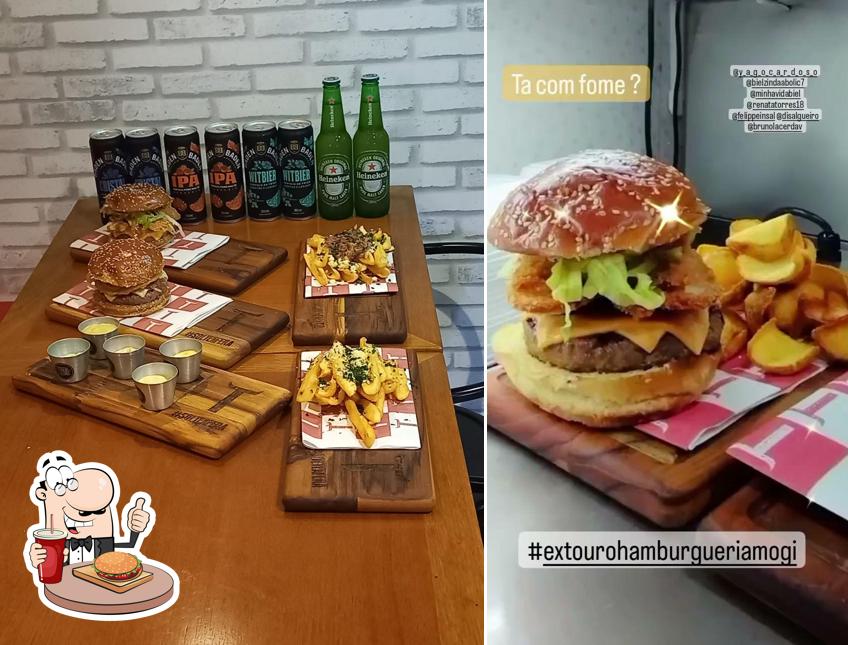 Las hamburguesas de Ex Touro Hamburgueria Mogi das Cruzes gustan a una gran variedad de paladares