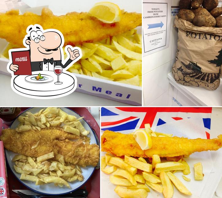 Meals at Captain's Traditional Fish & Chips