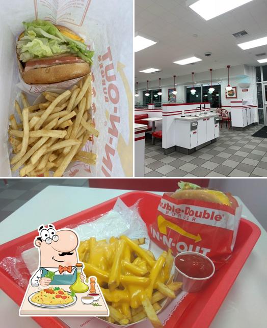 Еда в "In-N-Out Burger"
