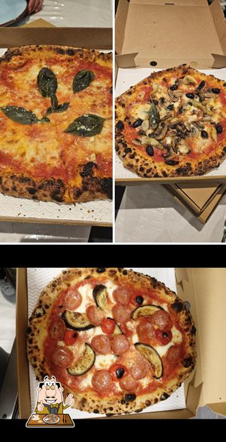 Pick various kinds of pizza