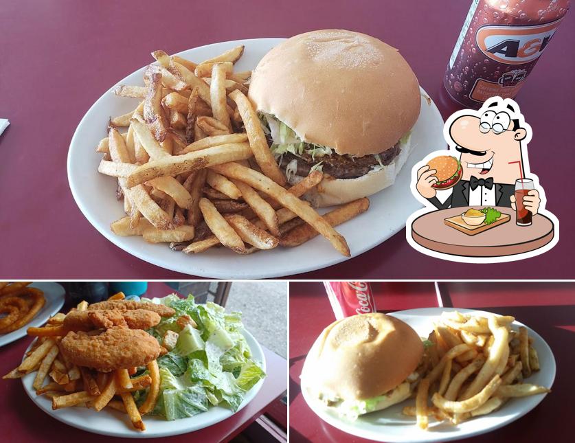 Try out a burger at Cindy's Burgers & Subs