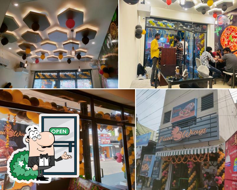 Check out the picture showing exterior and interior at Fried Wings