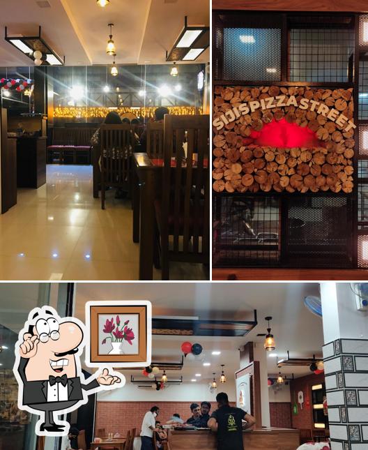 The interior of Sijis Pizza Street
