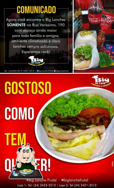 Comida em Big Lanches