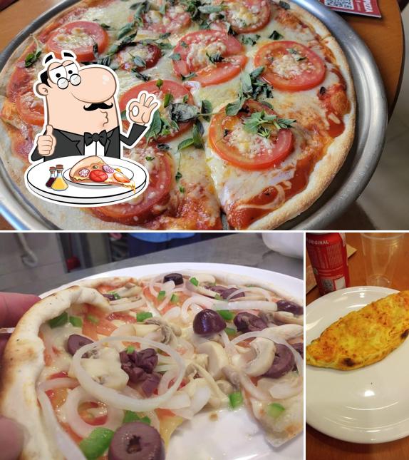 Escolha pizza no Mister Pizza