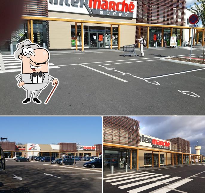 L'extérieur de Intermarché Volgelsheim