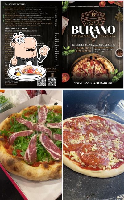 A burano, vous pouvez commander des pizzas