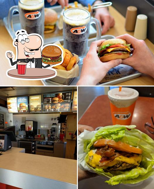 Essayez un hamburger à A&W Canada