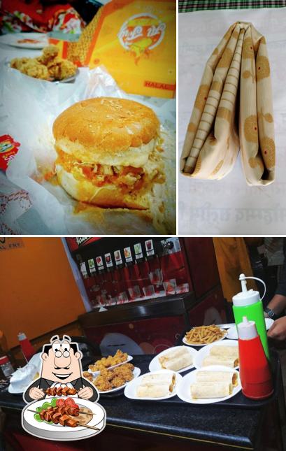 This is the picture showing food and interior at Alfry foods