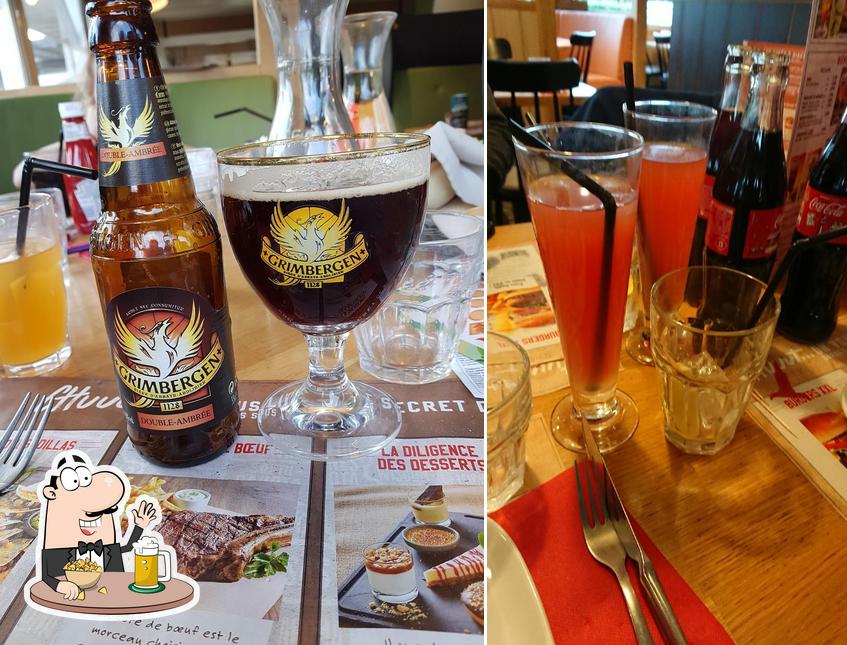 Commandez un verre de bière blonde ou brune