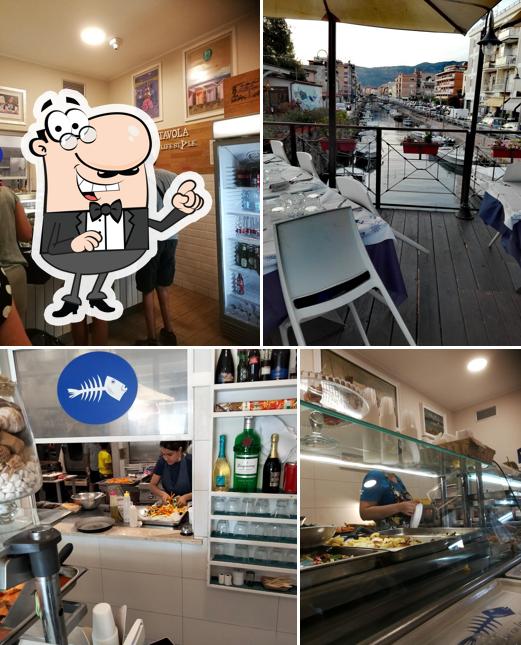 Gli interni di Il Mare In Tavola