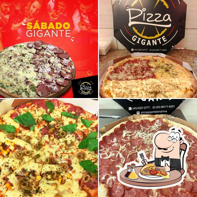 Peça diferentes variedades de pizza